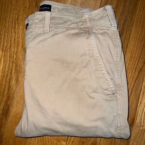 Mens American Eagle 36x34 Relaxed Straight Extreme Flex Khakis